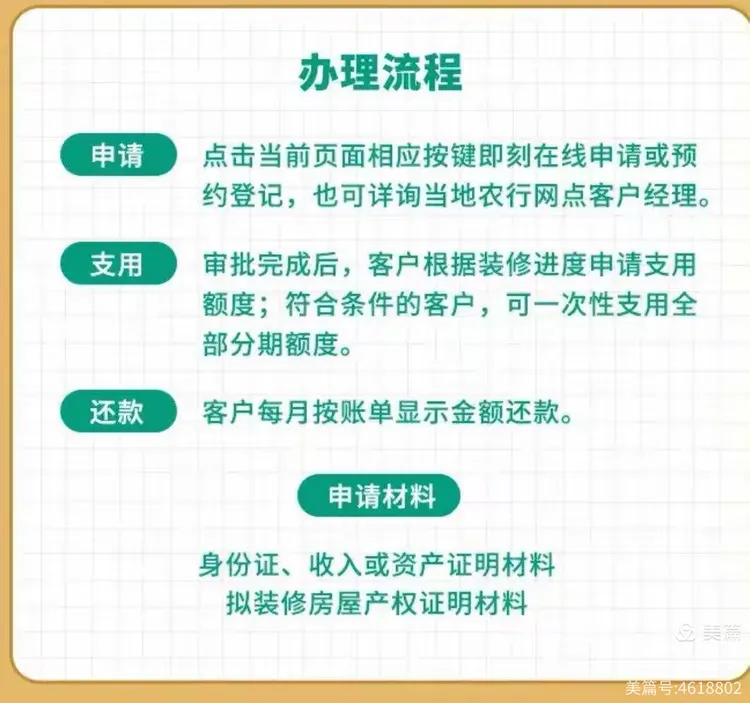 农行家装分期帮您省钱！